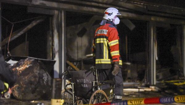 Взрыв и пожар в ковидной больнице Северной Македонии - 俄羅斯衛星通訊社