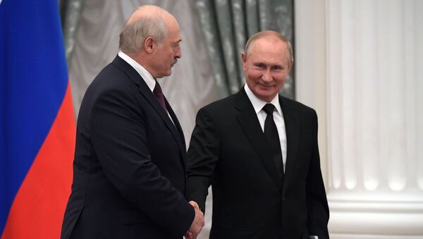 Переговоры президента РФ В. Путина с президентом Белоруссии А. Лукашенко - 俄羅斯衛星通訊社