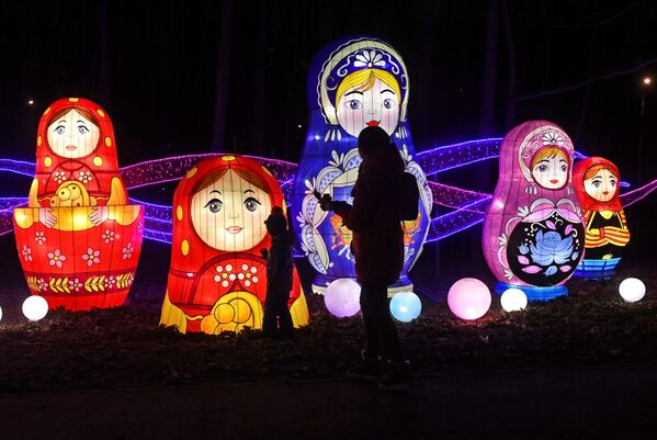 莫斯科舉行的神奇的中國燈籠節。 - 俄羅斯衛星通訊社