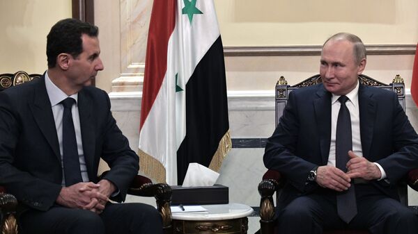 叙利亚总统办公室：阿萨德与普京讨论广泛的政治经济问题