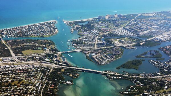 Вид на город Джупитер в штате Флорида  - 俄羅斯衛星通訊社