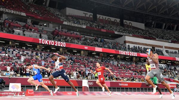 Эстафета 4х100 метров на Олимпиаде-2020 в Токио - 俄羅斯衛星通訊社