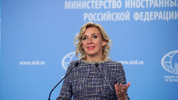 Официальный представитель Министерства иностранных дел РФ Мария Захарова  - 俄罗斯卫星通讯社