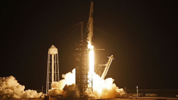 Запуск ракеты SpaceX Falcon 9 с мыса Канаверал - 俄罗斯卫星通讯社