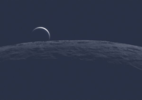 法國攝影師尼古拉斯·勒法多拍攝的《超越界外》獲英國皇家天文台第十三屆年度天文攝影師大賽“我們的月亮獎” - 俄羅斯衛星通訊社