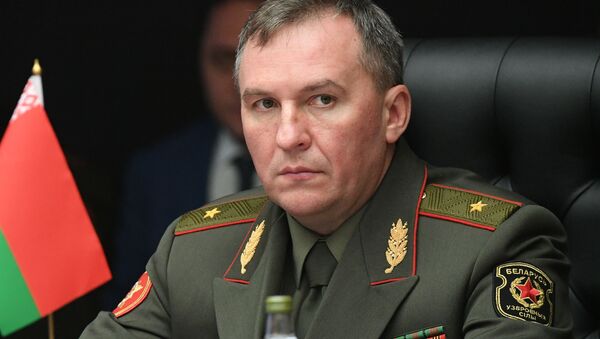 Министр обороны Белоруссии Виктор Хренин - 俄罗斯卫星通讯社