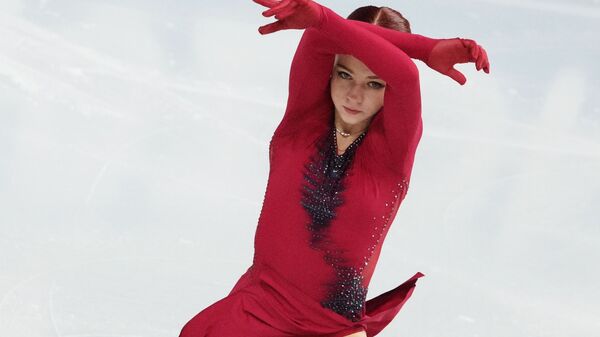 俄罗斯花样滑冰运动员亚历山德拉•特鲁索娃 - 俄罗斯卫星通讯社
