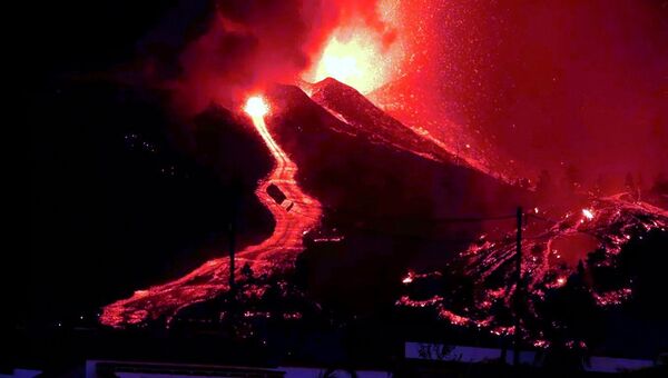 Извержение вулкана на испанском острове Пальма - 俄罗斯卫星通讯社