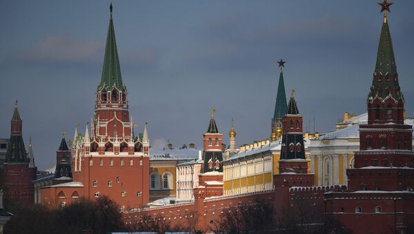Вид на башни Московского Кремля - 俄羅斯衛星通訊社
