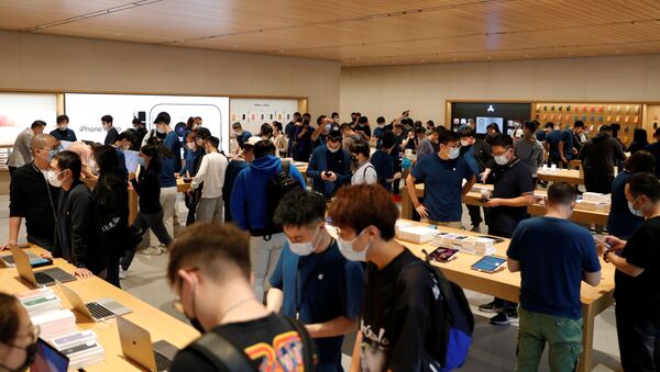 Старт продаж новой серии Apple iPhone 13 в Пекине, Китай - 俄羅斯衛星通訊社