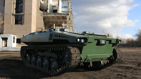 俄羅斯專家將製作“馬克”機器人摧毀北約坦克 - 俄羅斯衛星通訊社