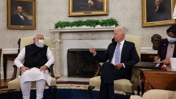 Премьер-министр Индии Моди и президент США Байден - 俄羅斯衛星通訊社
