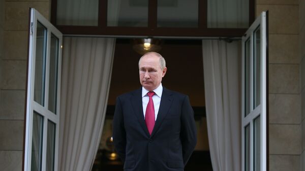 Президент РФ В. Путин провел переговоры с президентом Турции Р. Эрдоганом - 俄羅斯衛星通訊社