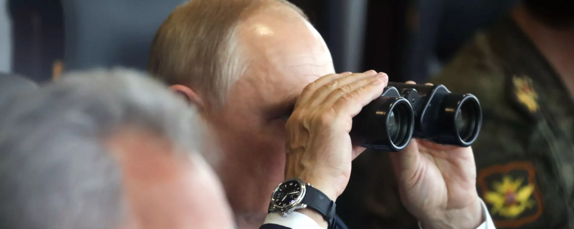Президент РФ Владимир Путин во время основного этапа учений Запад-2021 на полигоне Мулино в Нижегородской области - 俄羅斯衛星通訊社, 1920, 18.02.2022