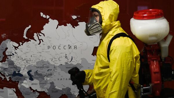 俄紧急情况部人员在整个工作期间对7000余座医院和8000余座学校进行消毒 - 俄罗斯卫星通讯社