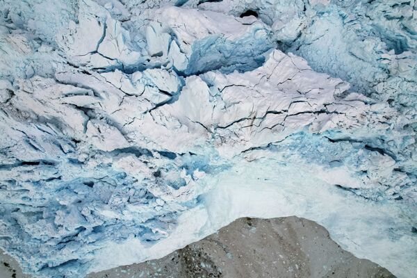 俯瞰格陵蘭島伊奇普·賽米亞冰川。 - 俄羅斯衛星通訊社