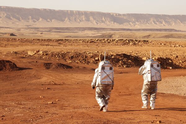 以色列，宇航员正在进行模拟火星训练任务。 - 俄罗斯卫星通讯社