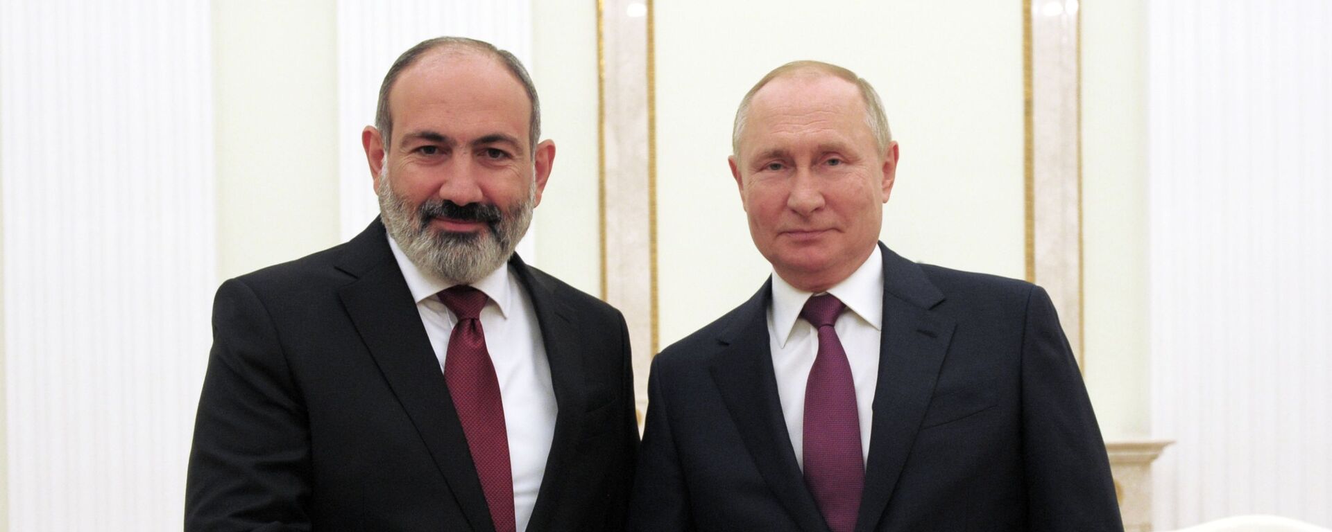 俄羅斯總統普京（右）與亞美尼亞總理帕希尼揚 - 俄羅斯衛星通訊社, 1920, 22.01.2022