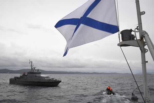 俄中 “海上聯合-2021” 海上軍演在日本海水域舉行。 - 俄羅斯衛星通訊社