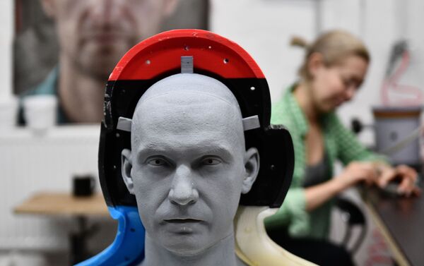 俄罗斯彼尔姆“Promobot”机器人公司的人造皮肤实验室。 - 俄罗斯卫星通讯社