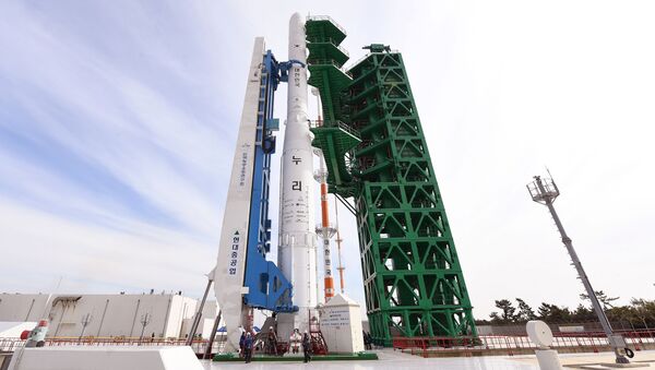 韩国发射了第一艘自主研制的“世界”(NURI)号运载火箭 - 俄罗斯卫星通讯社