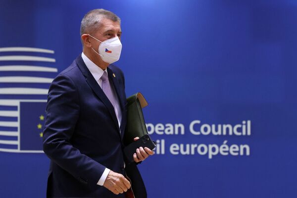 比利时布鲁塞尔，捷克总理安德烈•巴比什出席欧盟峰会。 - 俄罗斯卫星通讯社