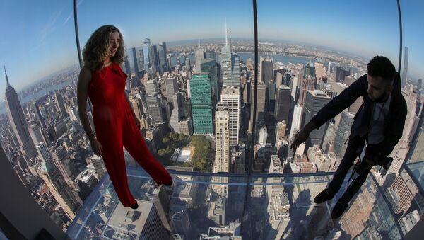 На открытии смотровой площадки SUMMIT One Vanderbilt в Нью-Йорке - 俄羅斯衛星通訊社