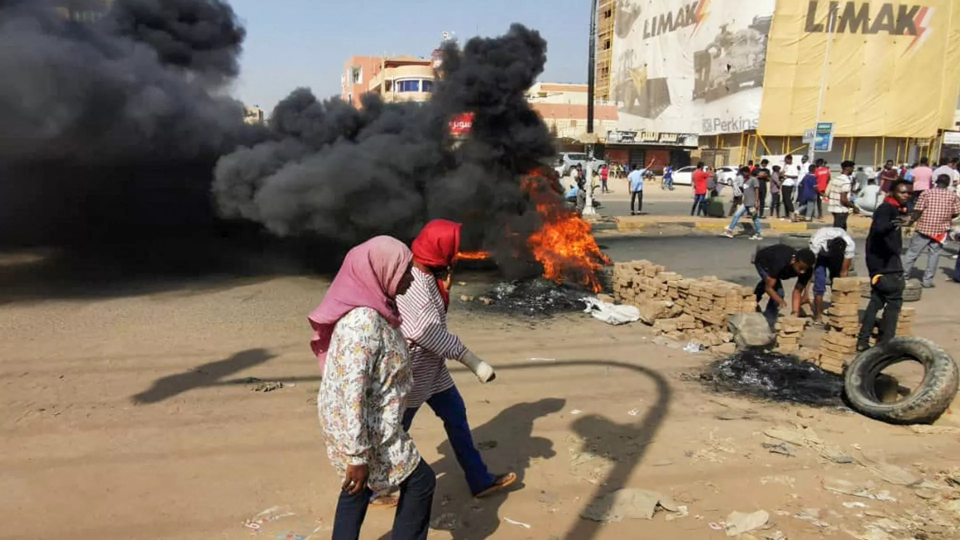警察在苏丹首都市中心对抗议者使用催泪瓦斯 - 俄罗斯卫星通讯社, 1920, 30.01.2022