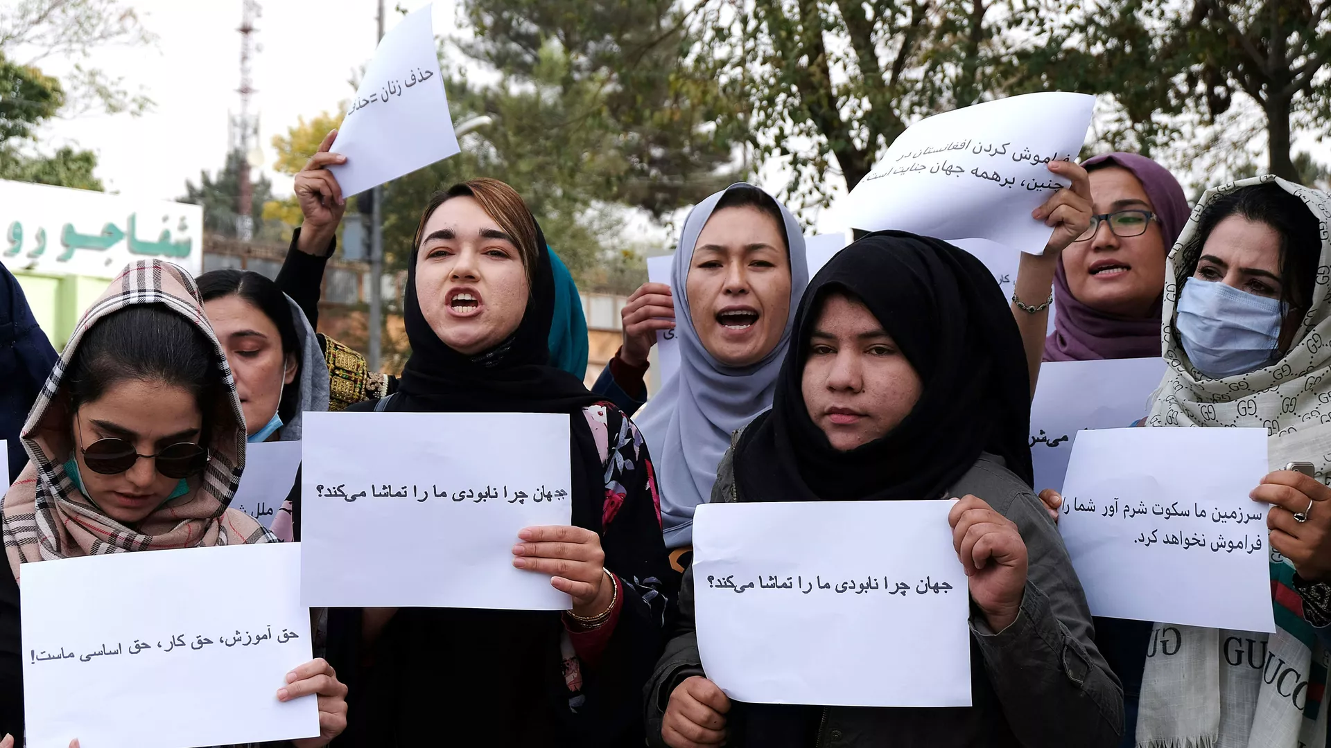 Протестующие женщины в Кабуле, Афганистан - 俄罗斯卫星通讯社, 1920, 16.01.2022