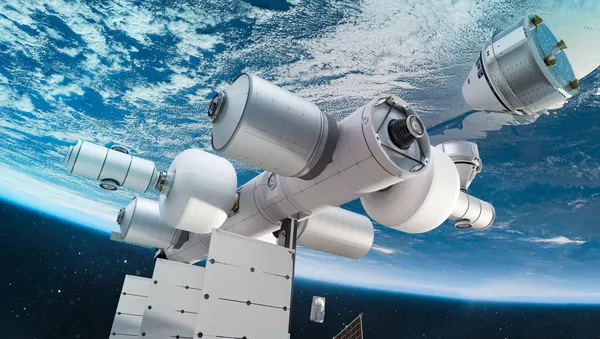 Orbital Reef美國未來商業空間站的構造圖。 - 俄羅斯衛星通訊社