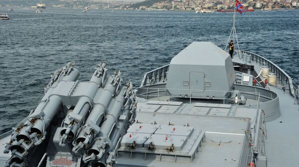 媒體：俄羅斯為印度海軍建造的首艘護衛艦下水 - 俄羅斯衛星通訊社