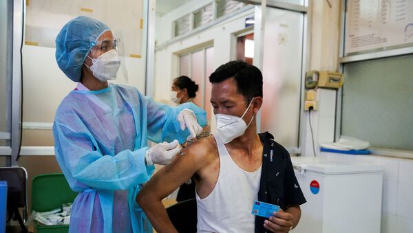 柬首相：柬埔寨已完成为1000万成年人接种新冠病毒疫苗的目标 - 俄罗斯卫星通讯社