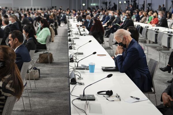 美国总统拜登出席格拉斯哥世界气候变化大会（COP26）。 - 俄罗斯卫星通讯社
