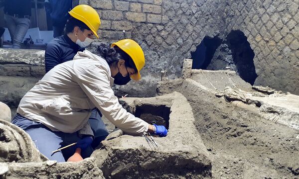 考古学家在庞贝古城的一座罗马别墅中发现奴隶房间。 - 俄罗斯卫星通讯社