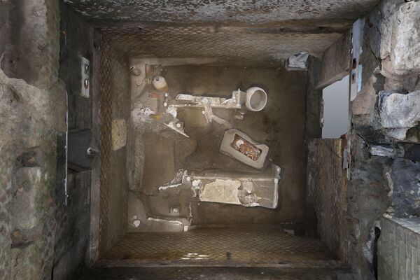 庞贝古城一座罗马别墅中发现的奴隶房间。 - 俄罗斯卫星通讯社