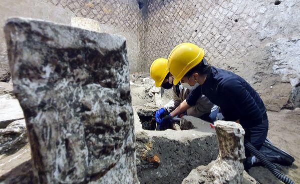 考古学家在庞贝古城的一座罗马别墅中发现奴隶房间。 - 俄罗斯卫星通讯社