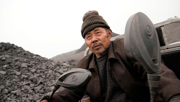 На угольной шахте в Пиндиншане, провинция Хэнань, Китай - 俄罗斯卫星通讯社