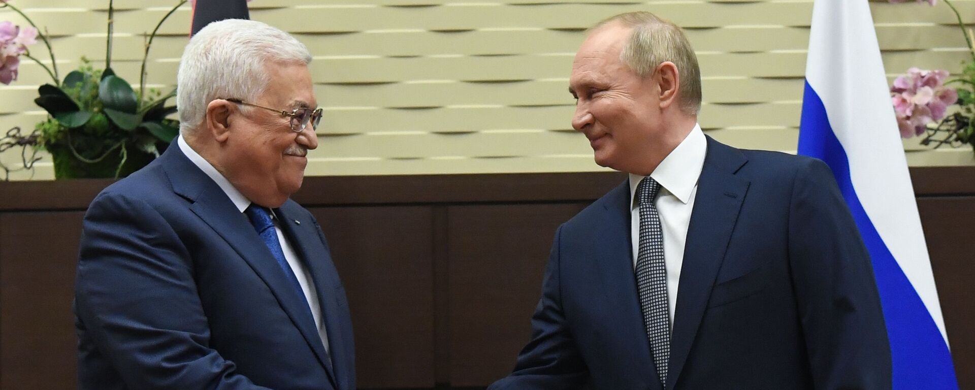 俄羅斯總統普京和巴勒斯坦總統阿巴斯 - 俄羅斯衛星通訊社, 1920, 18.04.2022