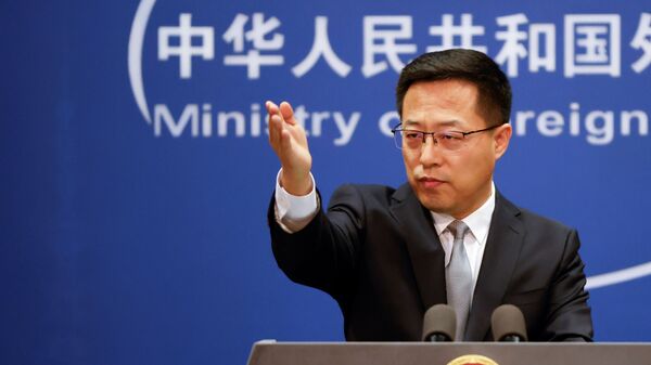 Представитель МИД Китая Чжао Лицзянь - 俄罗斯卫星通讯社