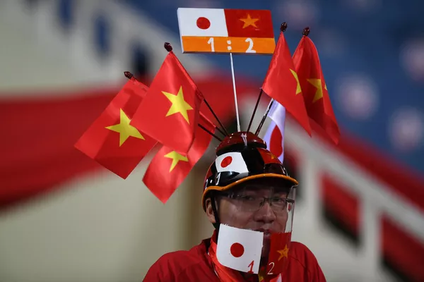 觀看世界杯預選賽的越南球迷。 觀看世界杯預選賽的越南球迷。 - 俄羅斯衛星通訊社