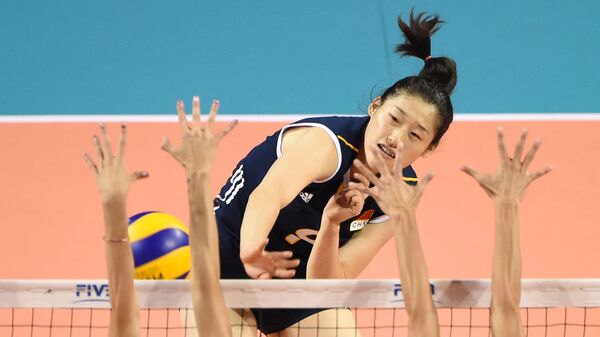Китайская волейболистка Лю Сяотун - 俄羅斯衛星通訊社