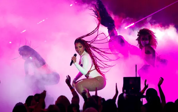 Хлоя на церемонии American Music Awards в Microsoft Theater в Лос-Анджелесе, США