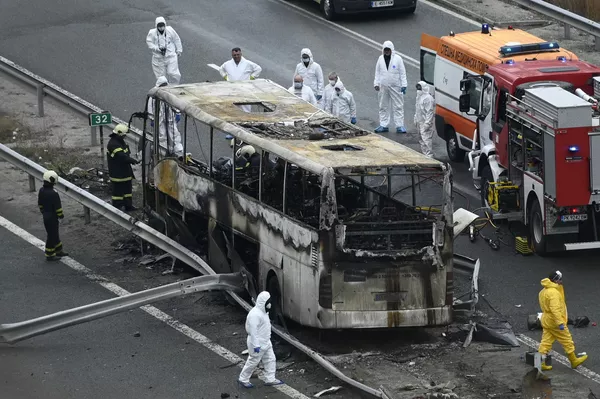 保加利亞博斯涅克鎮公路發生大巴車事故。 保加利亞博斯涅克鎮公路發生大巴車事故。 - 俄羅斯衛星通訊社