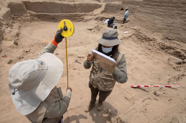 秘魯卡哈馬奎拉考古發掘區。 - 俄羅斯衛星通訊社