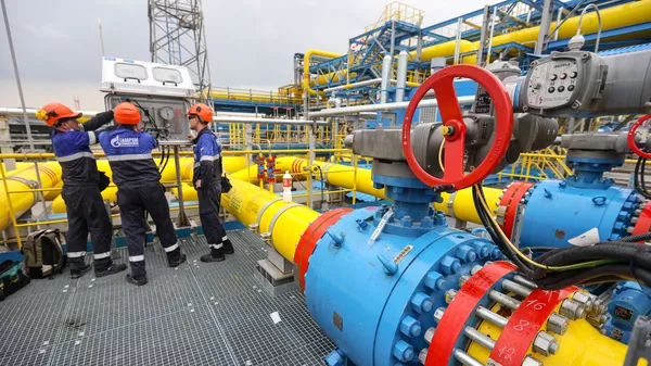 俄阿穆尔天然气加工厂到4月初的完工率为88.6%