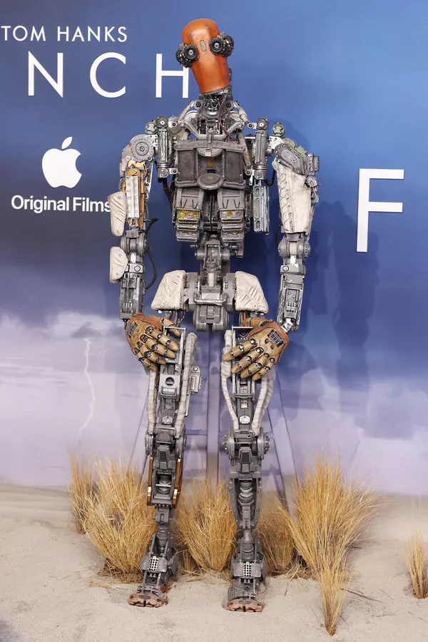 加州,在西好萊塢參加電影《芬奇(Finch)》首映式的機器人。 加州,在西好萊塢參加電影《芬奇(Finch)》首映式的機器人。 - 俄羅斯衛星通訊社