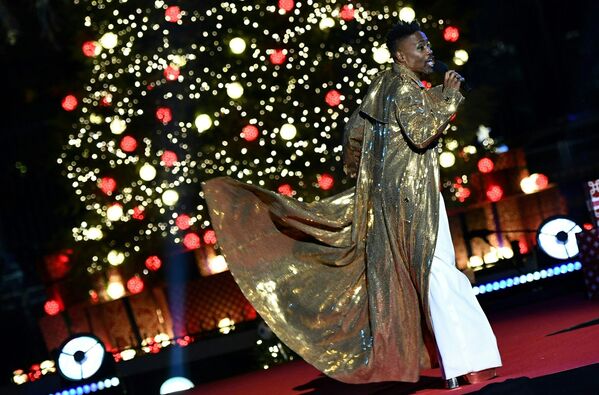 華盛頓，比利•波特亮相國家聖誕樹點亮儀式。 - 俄羅斯衛星通訊社