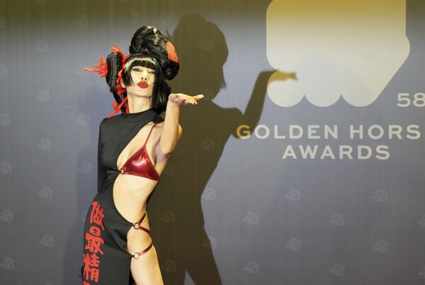 台湾台北，女星白灵参加第58届金马奖颁奖典礼。 - 俄罗斯卫星通讯社