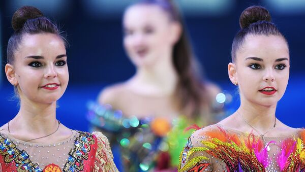 Спортсменки Дина Аверина (слева) и Арина Аверина - 俄羅斯衛星通訊社