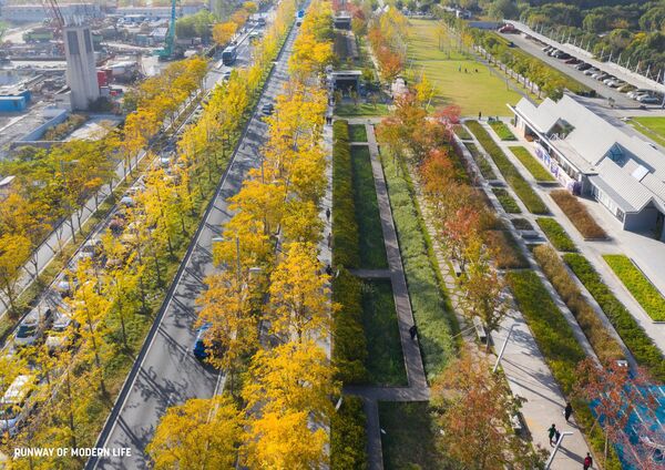 美國Sasaki公司的上海徐匯跑道公園（Xuhui Runway Park）項目，榮獲“Landscape - Urban Context”類別獎。 - 俄羅斯衛星通訊社